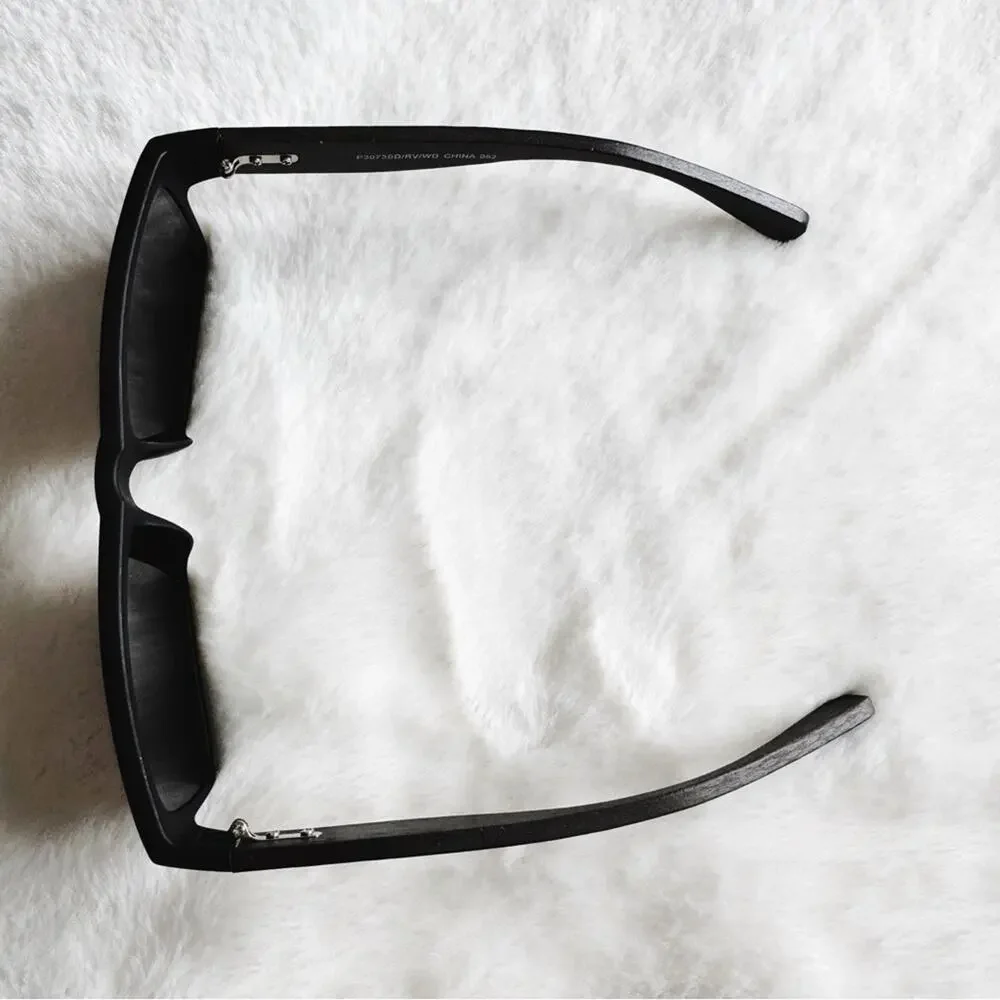 Jensen Blue & Black Wood Sunglasses